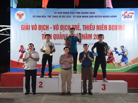 Giải Vô địch, Vô địch Trẻ - Thiếu niên Boxing tỉnh Quảng Ngãi năm 2024