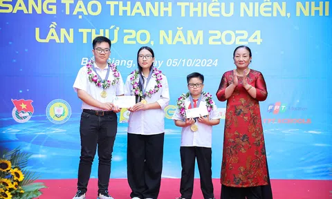 Bắc Giang: Tổng kết, trao giải Cuộc thi Sáng tạo thanh thiếu niên, nhi đồng năm 2024