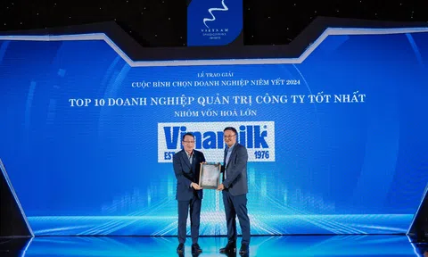 Vinamilk nhận loạt giải thưởng về quản trị và phát triển bền vững