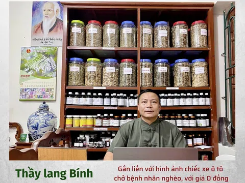 Hưng Yên: Thầy lang Bính gắn liền với hình ảnh chiếc xe ô tô chở bệnh nhân nghèo, với giá 0 đồng