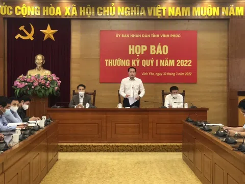 Vĩnh Phúc: Kinh tế 3 tháng đầu năm tăng trưởng khá, đứng thứ 13 cả nước