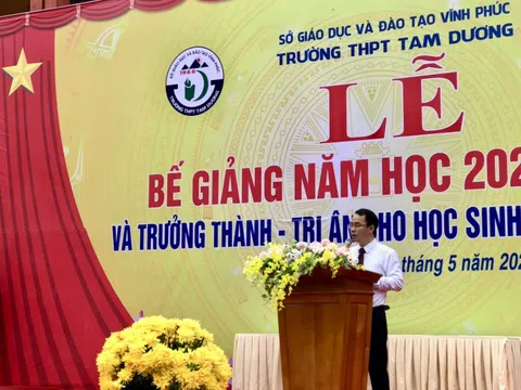 Vĩnh Phúc: Trường THPT Tam Dương nâng cao chất lượng giáo dục, phấn đấu là “Trường học Hạnh phúc”