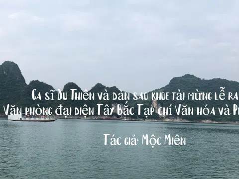 Ca sĩ Du Thiên và dàn sao khoe tài mừng lễ ra mắt Văn phòng đại diện Tây Bắc  của Tạp chí  gowin99 
 và Phát triển