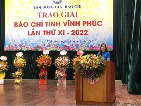 Tôn vinh 36 tác phẩm xuất sắc tại giải Báo chí tỉnh Vĩnh Phúc lần thứ XI năm 2022