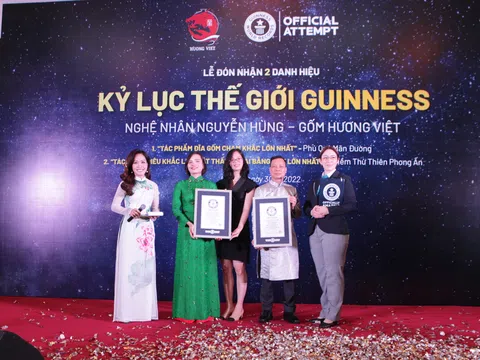 Kỷ lục thế giới Guinness vinh danh gốm Việt Nam