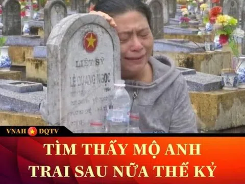 Tìm thấy mộ anh trai sau nửa thế kỷ hi sinh