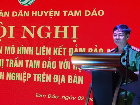 Vĩnh Phúc: Tam Đảo sơ kết mô hình "Liên kết bảo đảm ANTT giữa UBND huyện với Hội Du lịch Tam Đảo và các doanh nghiệp trên địa bàn”