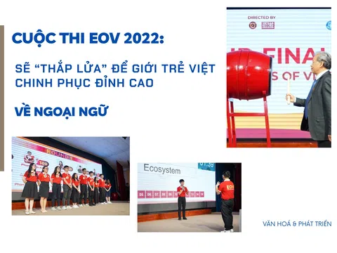 Cuộc thi EOV 2022: Sẽ “thắp lửa” để giới trẻ Việt chinh phục đỉnh cao về ngoại ngữ