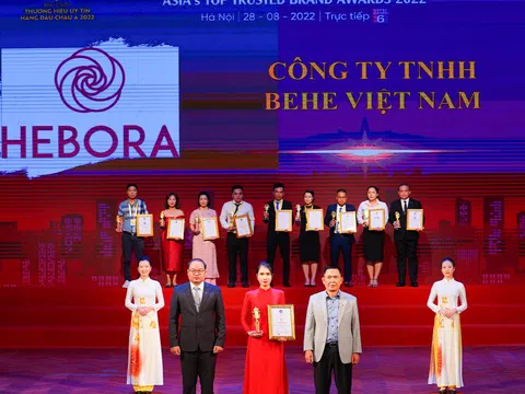 Hebora - Thương hiệu làm đẹp hàng đầu Nhật Bản được vinh danh tại Asia Top Trusted Brand Awards