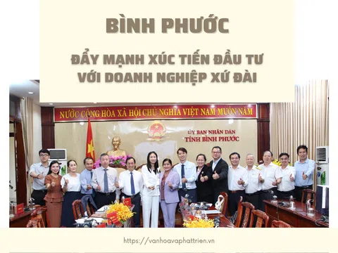 Bình Phước: Xúc tiến đầu tư với doanh nghiệp xứ Đài