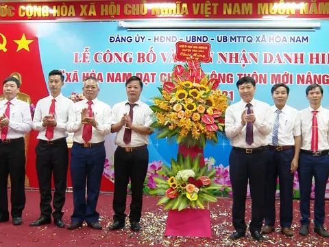 Hà Nội: Kết quả xây dựng nông thôn mới nâng cao tại xã Hòa Nam (Ứng Hòa)