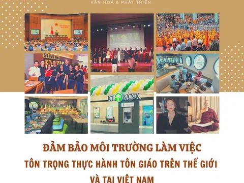 Đảm bảo môi trường làm việc tôn trọng thực hành tôn giáo trên thế giới và tại Việt Nam