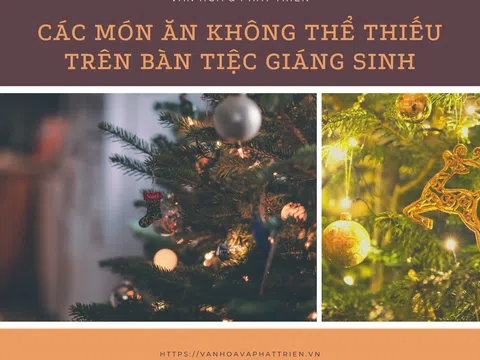 Các món ăn không thể thiếu trên bàn tiệc giáng sinh