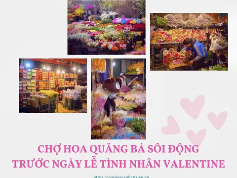 Hà Nội: Chợ hoa Quảng Bá sôi động trước ngày Lễ tình nhân Valentine