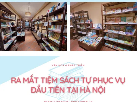 Ra mắt tiệm sách tự phục vụ đầu tiên tại Hà Nội