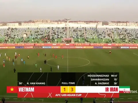 Vòng chung kết U20 châu Á, U20 VN - U20 Iran 1:3