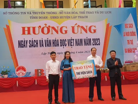 Vĩnh Phúc hưởng ứng "Ngày Sách và  gowin99 
 đọc Việt Nam” năm 2023