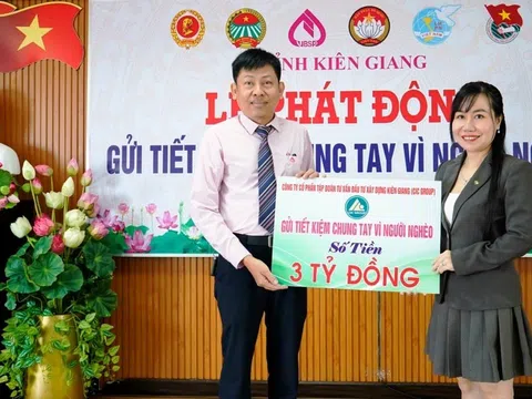 Kiên Giang: Gửi tiền tiết kiệm chung tay vì người nghèo