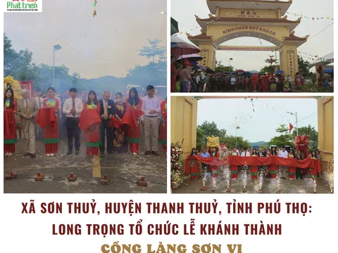 Phú Thọ: Cổng làng Sơn Vi - Nét đẹp  gowin99 
 truyền thốngi