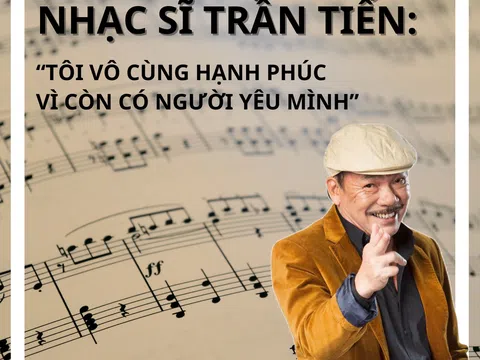 Nhạc sĩ Trần Tiến: “Tôi vô cùng hạnh phúc vì còn có người yêu mình”