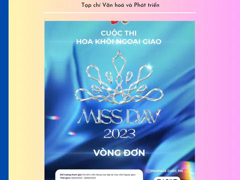 “Hoa khôi Ngoại giao - MISS DAV 2023” chính thức bắt đầu!