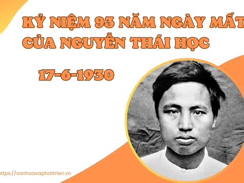 Kỷ niệm 93 năm ngày mất của Nguyễn Thái Học 17-6-1930