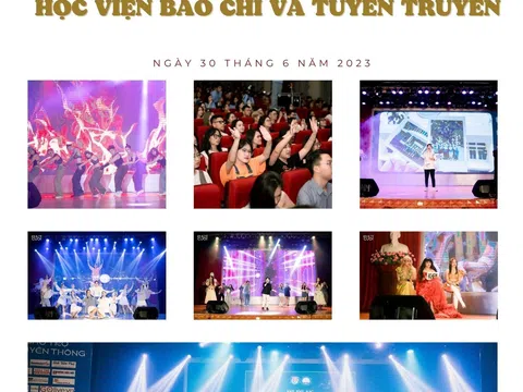 Lắng đọng giây phút tri ân sinh viên khóa cuối tại "Thánh đường kí ức" Học viện Báo chí và Tuyên truyền