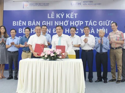 Bệnh viện Hữu nghị Lạc Việt và Bệnh viện Đại học Y Hà Nội hợp tác trong lĩnh vực khám chữa bệnh