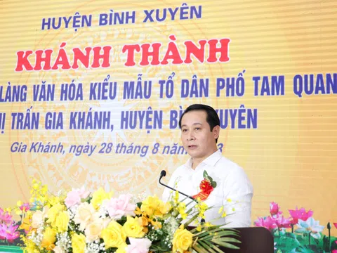 Vĩnh Phúc: Đưa khu thiết chế  gowin99 
 - thể thao tổ dân phố Tam Quang (thị trấn Gia Khánh - Bình Xuyên) vào hoạt động