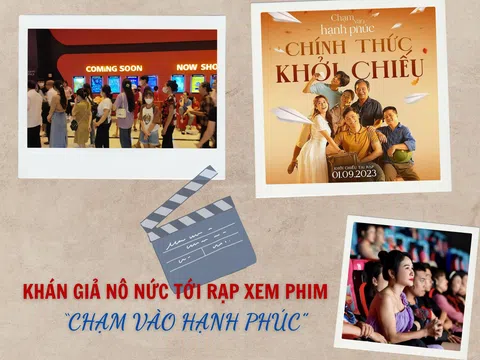 Khán giả nô nức tới rạp xem phim “Chạm vào hạnh phúc”