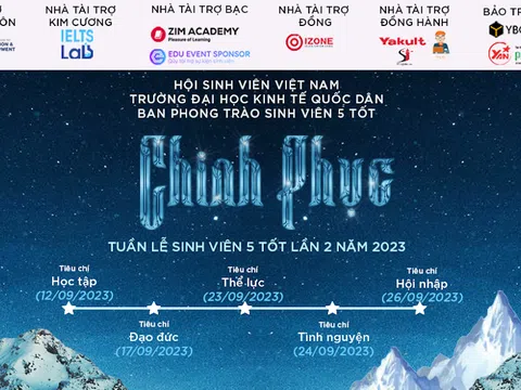 “Chinh phục” – Tuần lễ sinh viên 5 Tốt lần 2 năm 2023 của trường Đại học Kinh tế Quốc dân