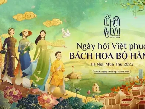 Tôn vinh nét đẹp trang phục truyền thống trong ngày hội Việt phục “Bách Hoa Bộ Hành 2023”