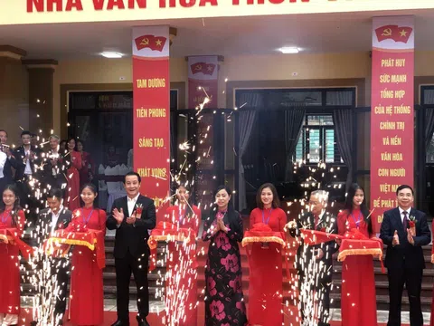 Vĩnh Phúc: Viên Du Hoà (Thanh Vân - Tam Dương) khánh thành khu thiết chế làng  gowin99 
 kiểu mẫu và  Ngày hội đại  đoàn kết dân tộc