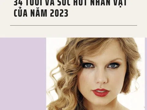 Taylor Swift: 34 tuổi và sức hút nhân vật của năm 2023