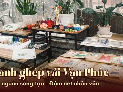 Tranh ghép vải Vạn Phúc: Khởi nguồn sáng tạo - Đậm nét nhân văn