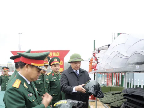 Vĩnh Phúc: Lập Thạch ra quân huấn luyện đầu năm, phát động thi đua “Tiếp bước chiến sĩ Điện Biên - Tiến lên giành 3 Nhất"