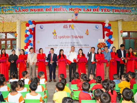 Generali Việt Nam và Quỹ BTTEVN khánh thành công trình lớp học, điểm trường Đồng Đờng, Đakrông, Quảng Trị