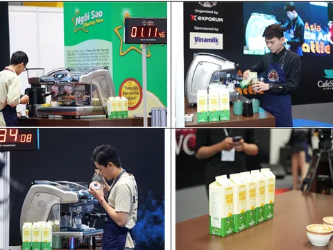 Vinamilk khẳng định vị thế trong pha chế tại đấu trường quốc tế Asia Latte Art Battle 