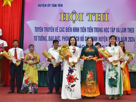 Tân Yên, Bắc Giang: Hội thi tuyên truyền về các điển hình tiên tiến trong học tập và làm theo Hồ Chí Minh