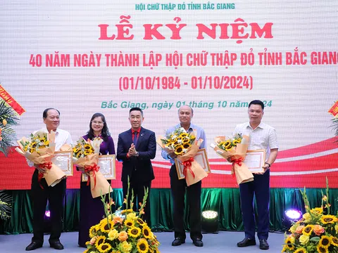 Hội Chữ thập đỏ tỉnh Bắc Giang kỷ niệm 40 năm thành lập