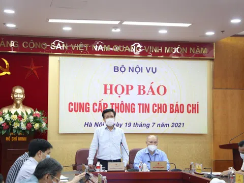 Bộ Nội vụ chưa đề nghị cấp có thẩm quyền xem xét, sáp nhập đơn vị hành chính cấp tỉnh nào