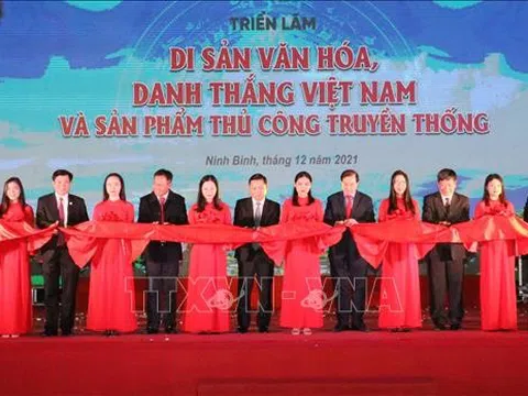 Triển lãm "Di sản  gowin99 
, danh thắng Việt Nam và sản phẩm thủ công truyền thống" năm 2021