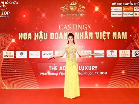 Người đẹp trí tuệ Lê Thị Ngọc Yến khoe sắc nổi bật trong buổi Casting toàn quốc Hoa hậu Doanh nhân Việt Nam