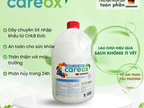 Careox: Nước lau sàn thiên nhiên cho ngôi nhà sạch đẹp, an toàn