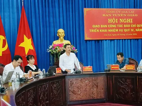 Gia Lai: Giao ban công tác báo chí quý III năm 2024