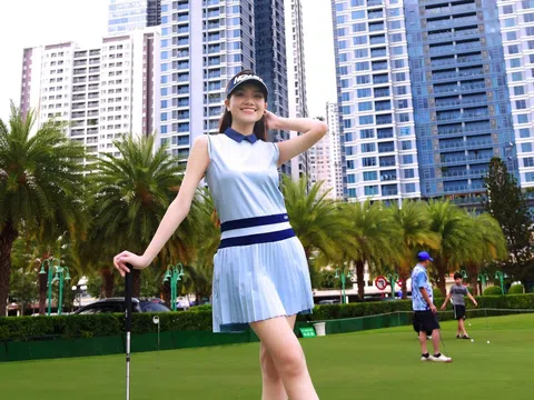 Nhan sắc người đẹp Quảng Ngãi là đại sứ giải Golf mùa hè Phú Quốc 2023