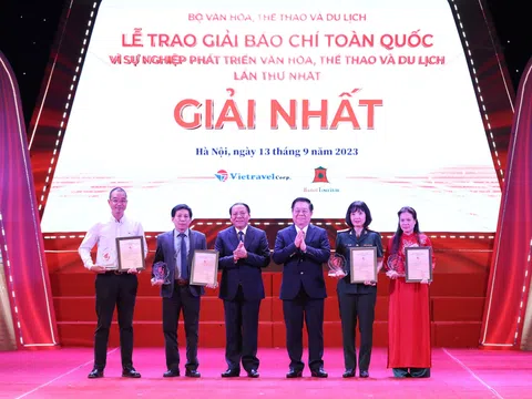 Trao Giải Báo chí toàn quốc “Vì sự nghiệp phát triển  gowin99 
, Thể thao và Du lịch” lần thứ nhất