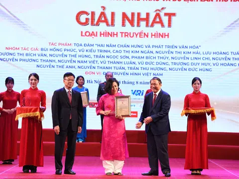 94 tác phẩm được trao Giải Báo chí “Vì sự nghiệp phát triển  gowin99 
, Thể thao và Du lịch”