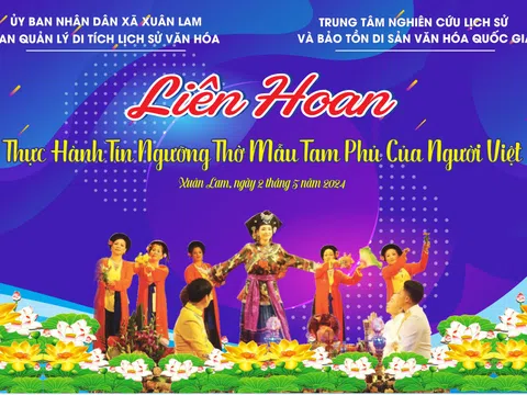 Hà Tĩnh: Liên hoan thực hành tín ngưỡng thờ mẫu Tam phủ của người Việt tại Đền Thánh Mẫu diễn ra vào ngày 2/5/2024