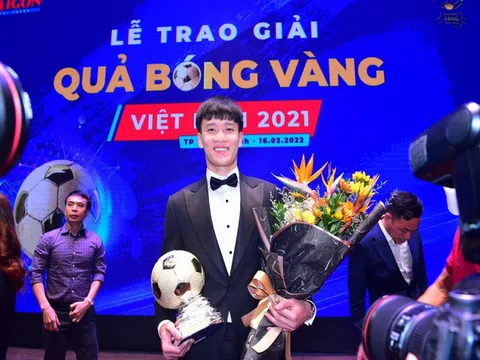 Quảng bóng vàng 2021: Hoàng Đức, Huỳnh Như và Hồ Văn Ý